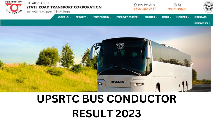 UPSRTC Bus Conductor Result 2023