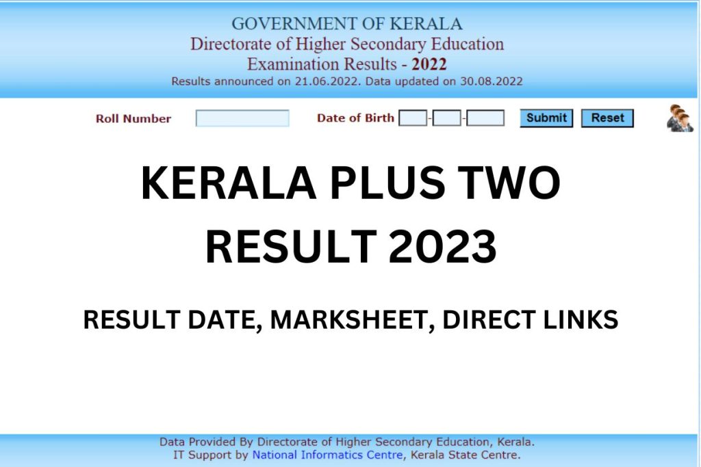 Kerala Plus Two Result 2023 Roll No Wise, School Wise