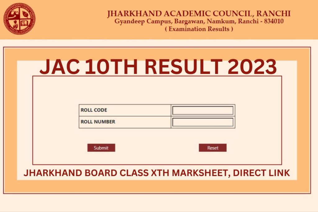JAC 10TH RESULT 2023